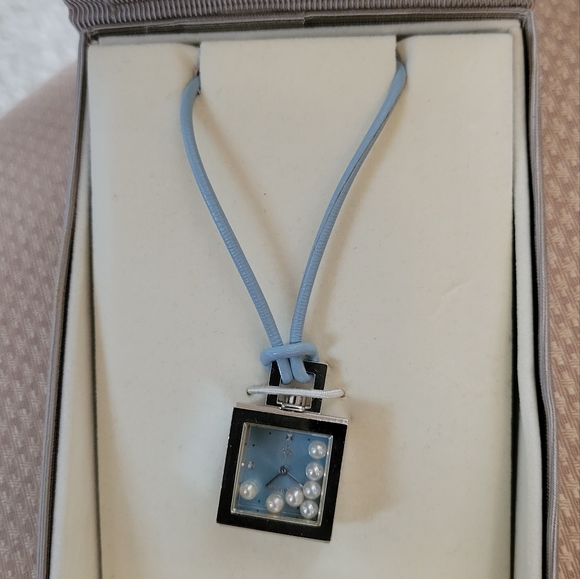 Mikimoto Accessories Mikimoto Stainless Steel Floating Watch Pendant Necklace Poshmark